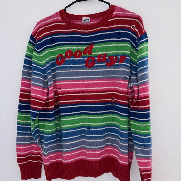 Chucky Good Guys Distressed Sweater - Picture 9 of 12